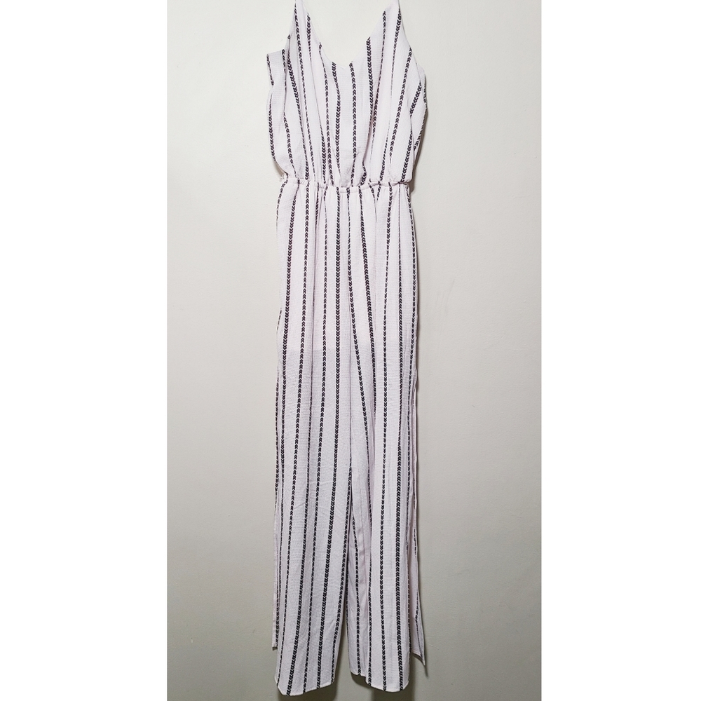 Women's Striped Jumpsuit